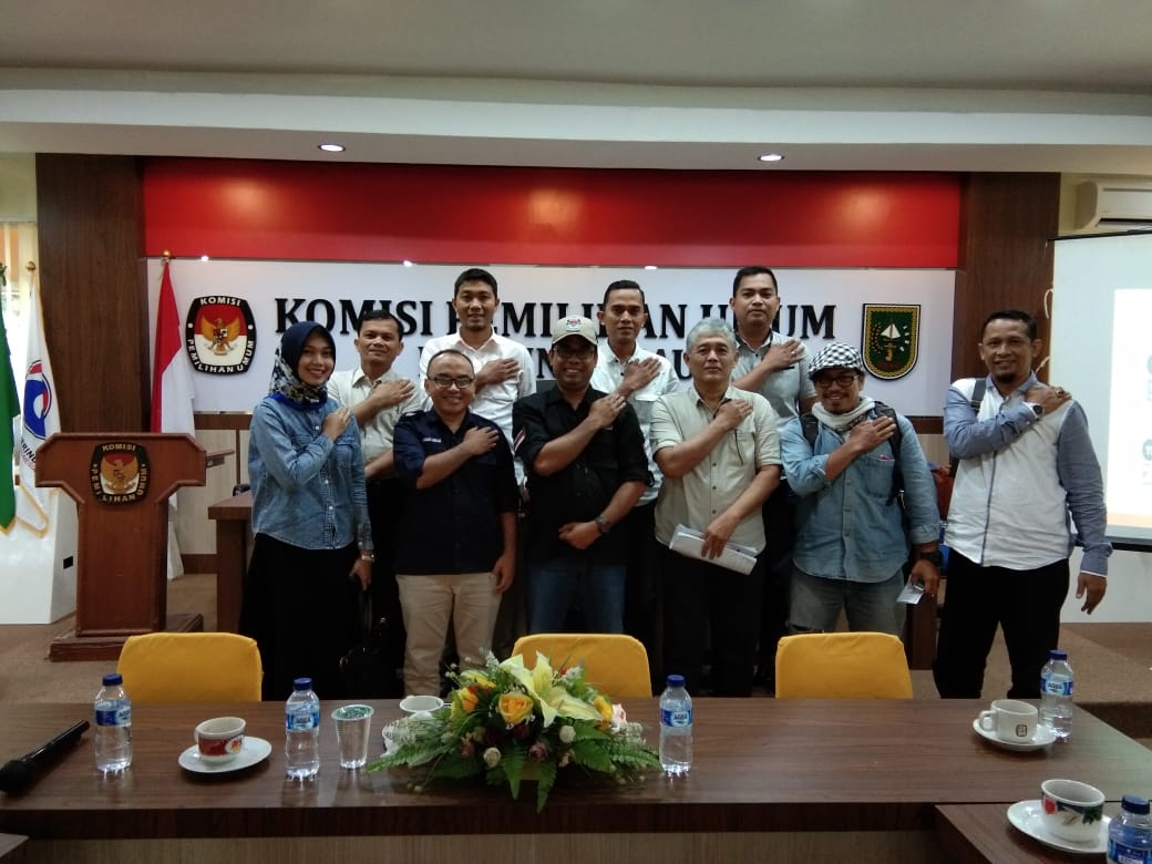  Kawal Pemilu, KPU Riau Siap Bersinergi dengan Mappilu PWI